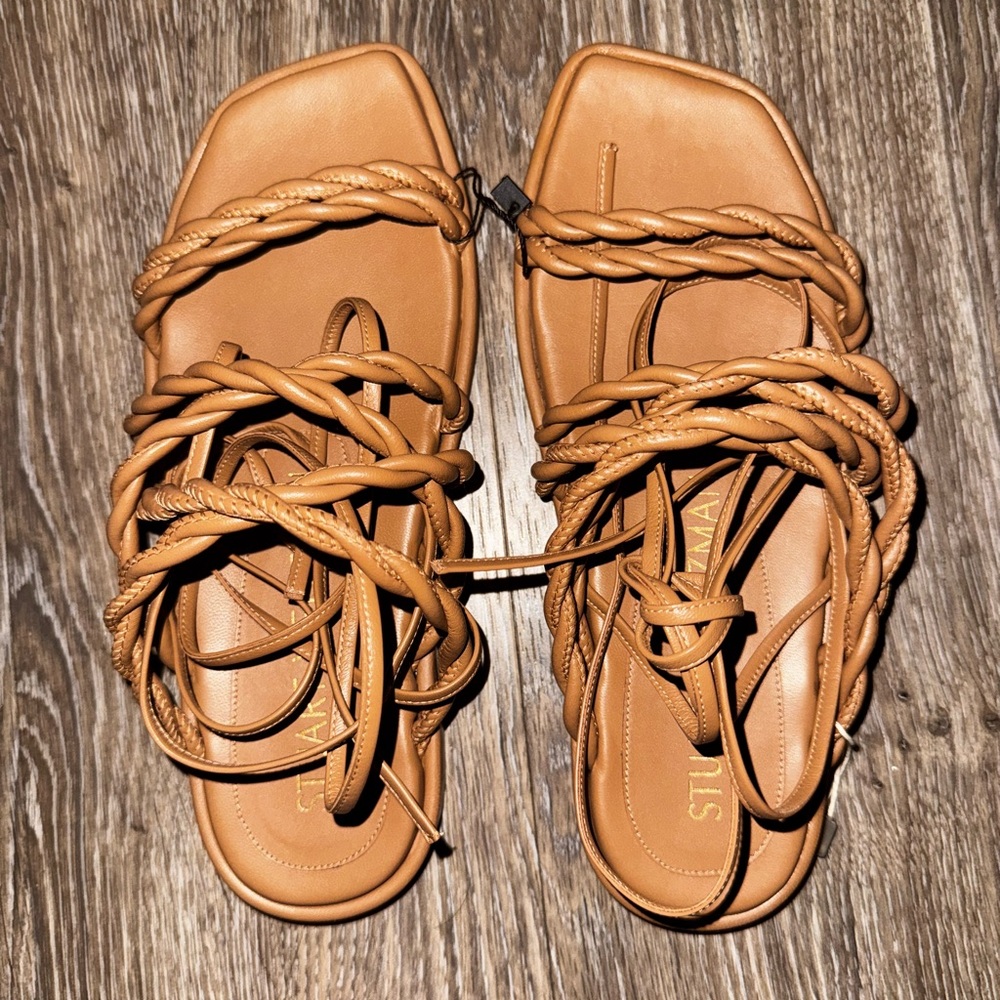Stuart Weitzman wrap sandal